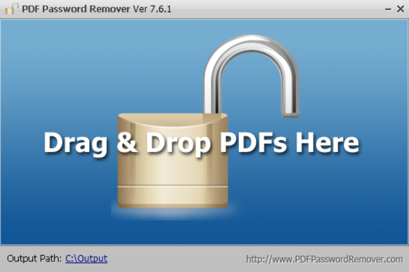 PDF解密工具 PDF Password Remover v7.6.1 免费版