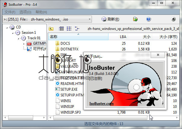 光盘映像管理工具 IsoBuster Pro 4.5 中文多语免费版